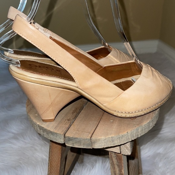🎈GEOX RESPIRA leather sling back sandal size 36.5 - Picture 4 of 8